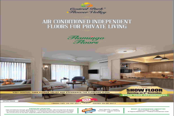 Central Park 3 Flamingo Floors presents air-conditioned independent floors for private living in Sohna